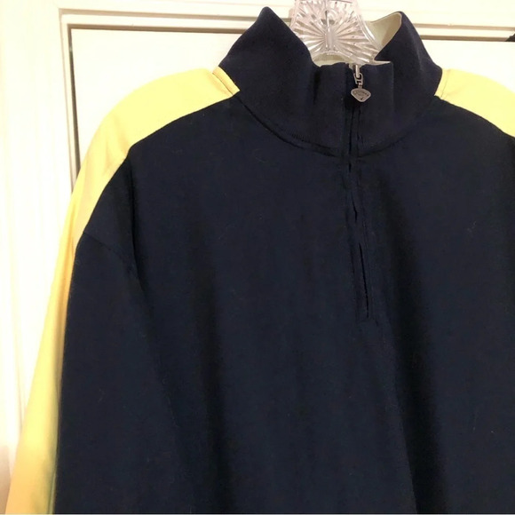⭐️Callaway Golf Active‎ Quarter Zip Pullover Navy Large Mens - Picture 4 of 6